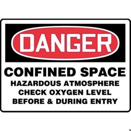 Accuform OSHA DANGER SAFETY SIGN CONFINED MCSP106VA MCSP106VA